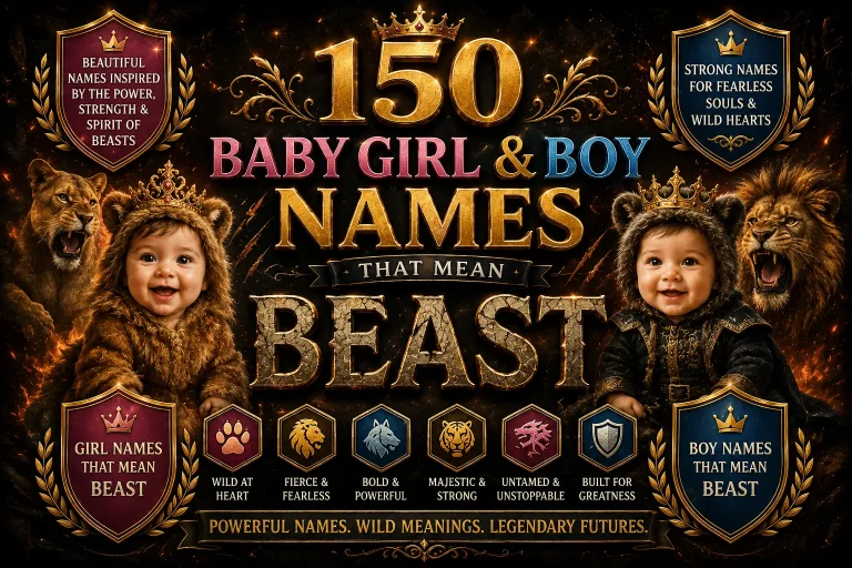 150 Baby Girl & Boy Names That Mean Beast