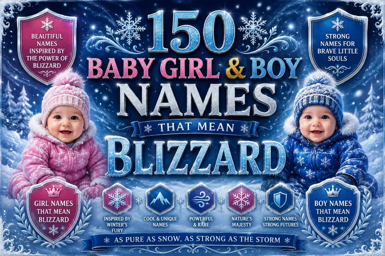 150 Baby Girl & Boy Names That Mean Blizzard