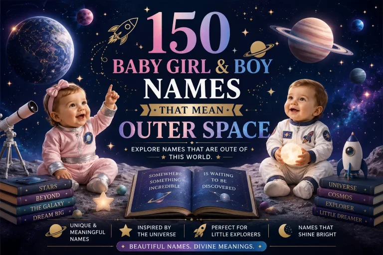 150 Baby Girl & Boy Names That Mean Outer Space