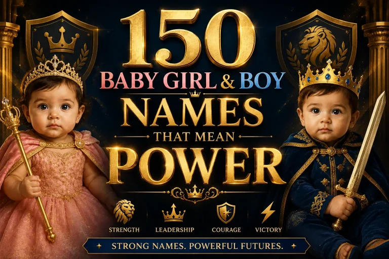 150 Baby Girl & Boy Names That Mean Power
