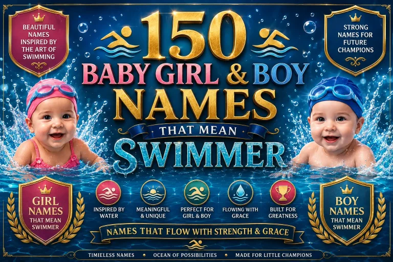 150 Baby Girl & Boy Names That Mean Swimmer