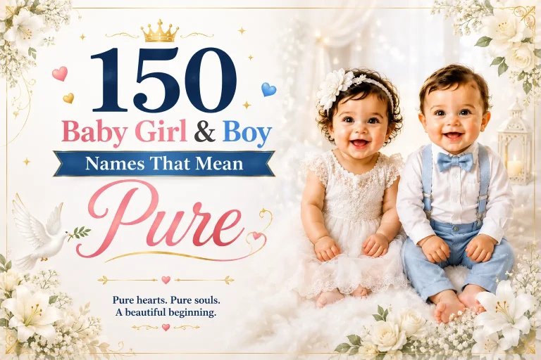 150 Baby Girl & Boy Names That Mean Pure