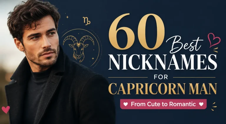 60 Best Nicknames for Capricorn Man From Cute to Romantic