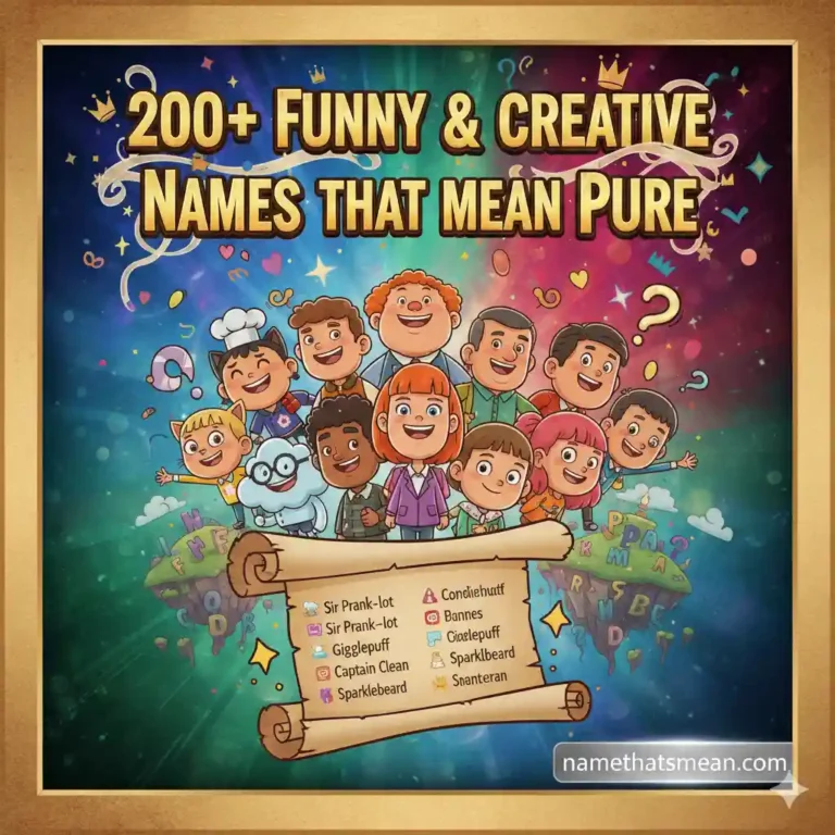 Names That Mean Pure