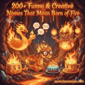 Names That Mean Born of Fire