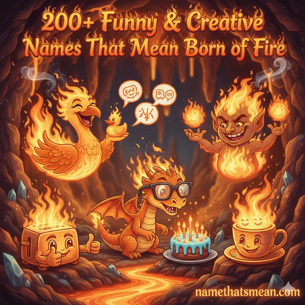 Names That Mean Born of Fire
