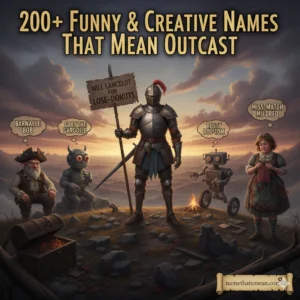 Names That Mean Outcast