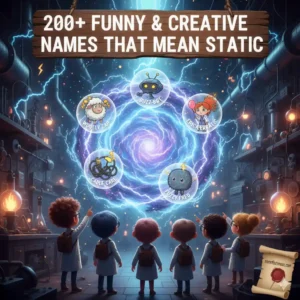 Names That Mean Static