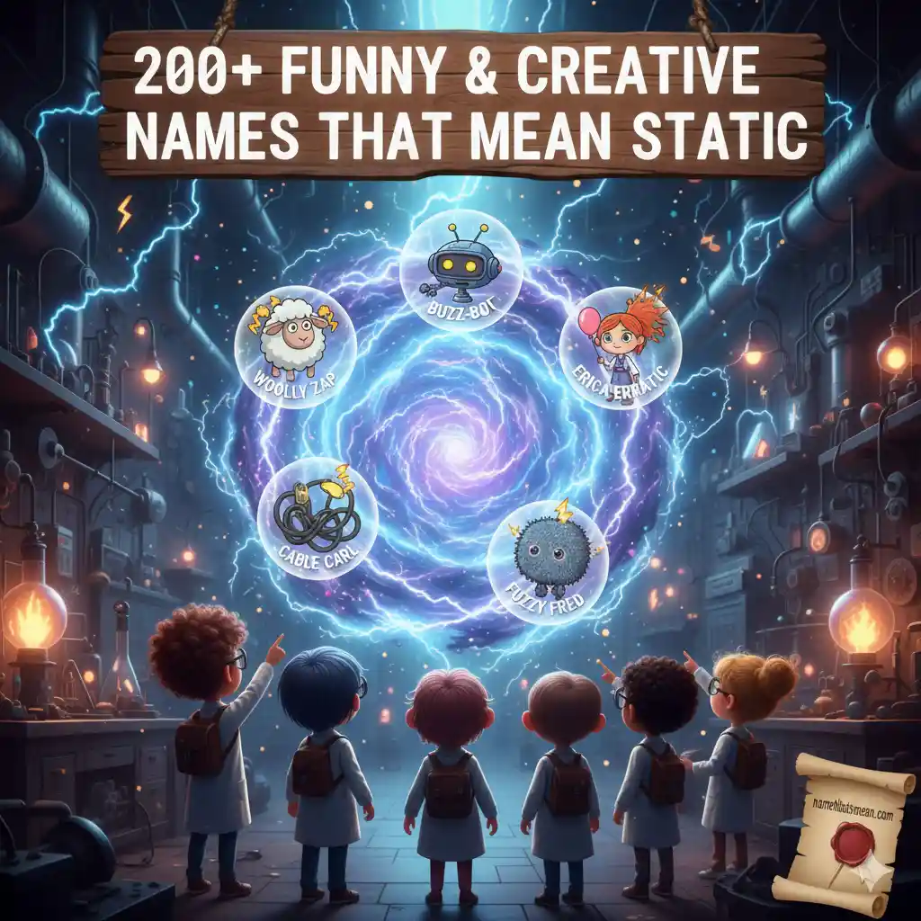 Names That Mean Static