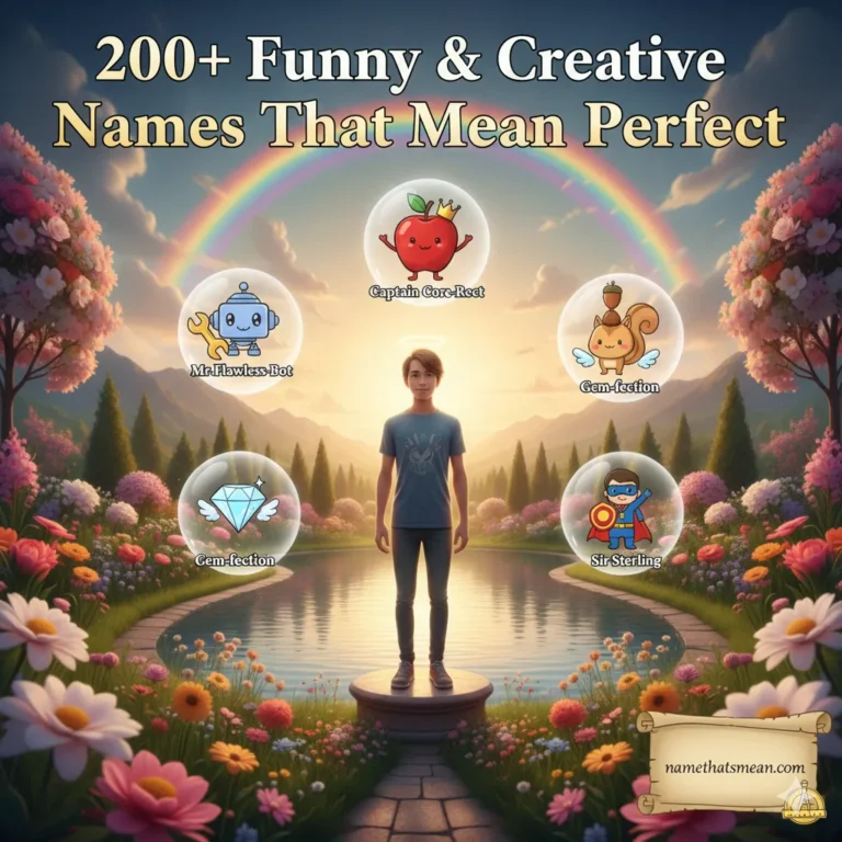 Names That Mean Perfect