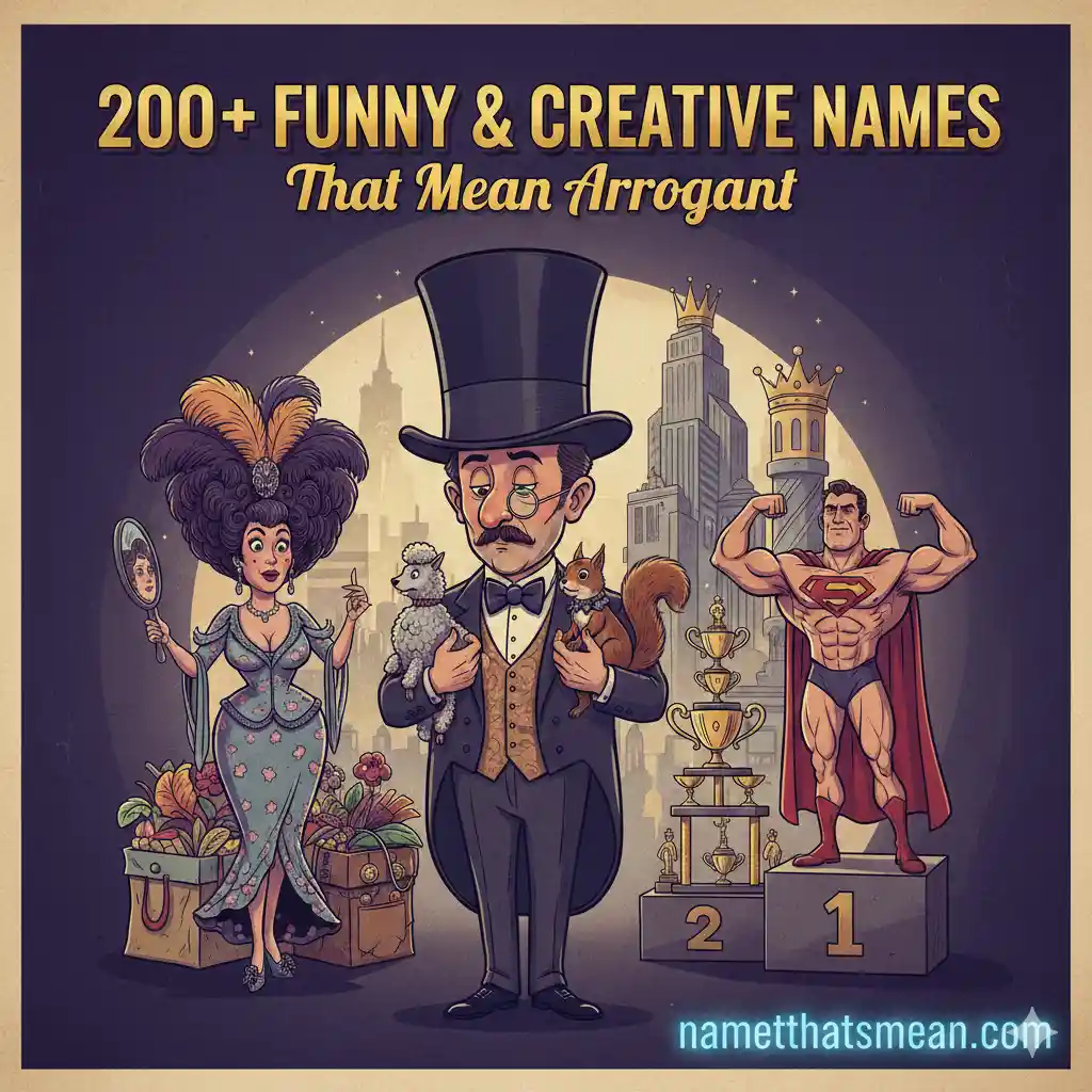 Names That Mean Arrogant