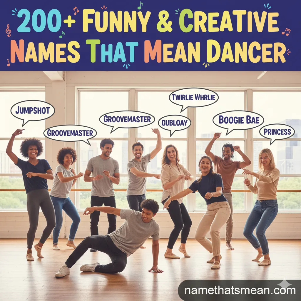 Names That Mean Dancer