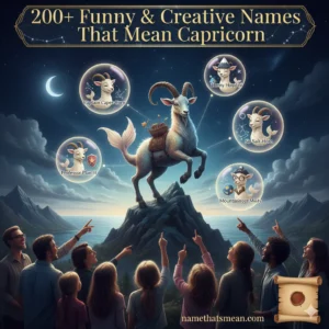 Names That Mean Capricorn