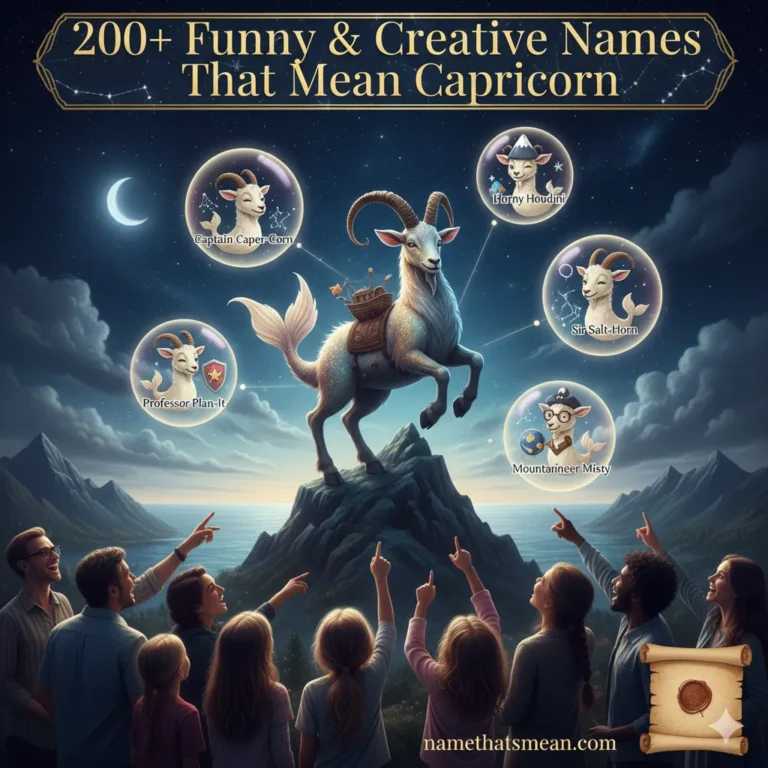 Names That Mean Capricorn