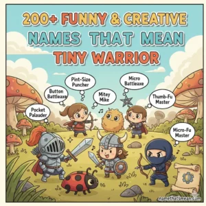 Names That Mean Tiny Warrior