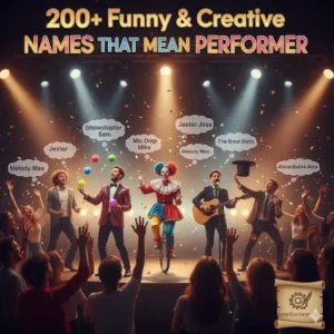 Names That Mean Performer