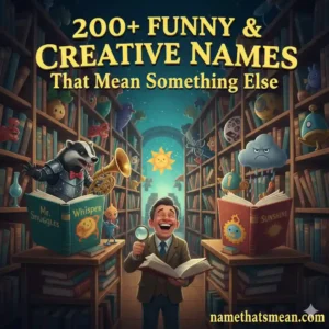 Names That Mean Something Else