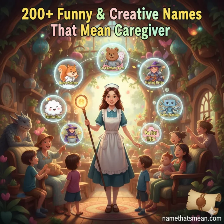 Names That Mean Caregiver
