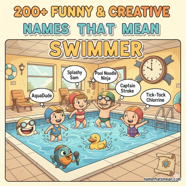 Names That Mean Swimmer