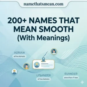 Names That Mean Smooth