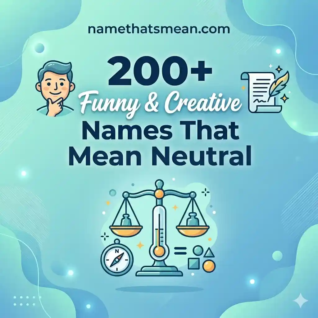 Names That Mean Neutral