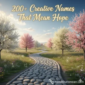 Names That Mean Hope