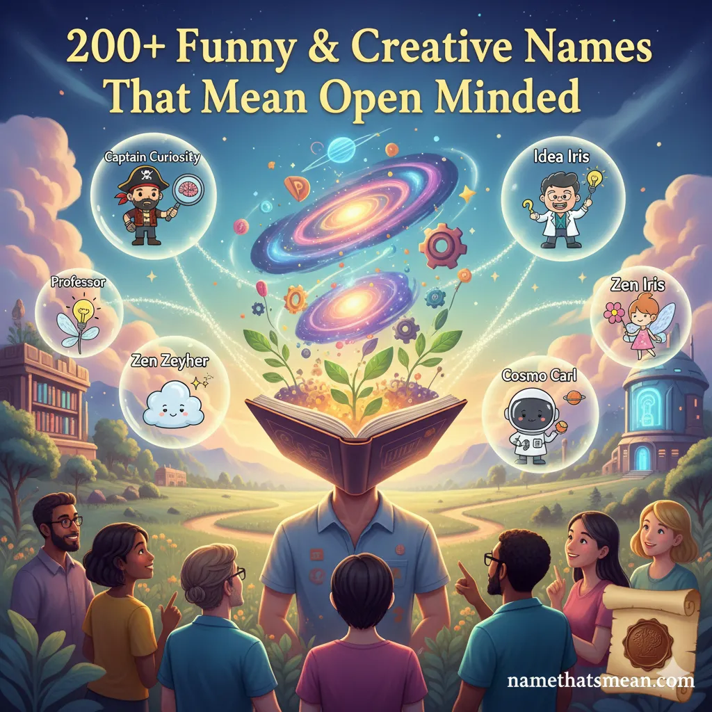 Names That Mean Open Minded
