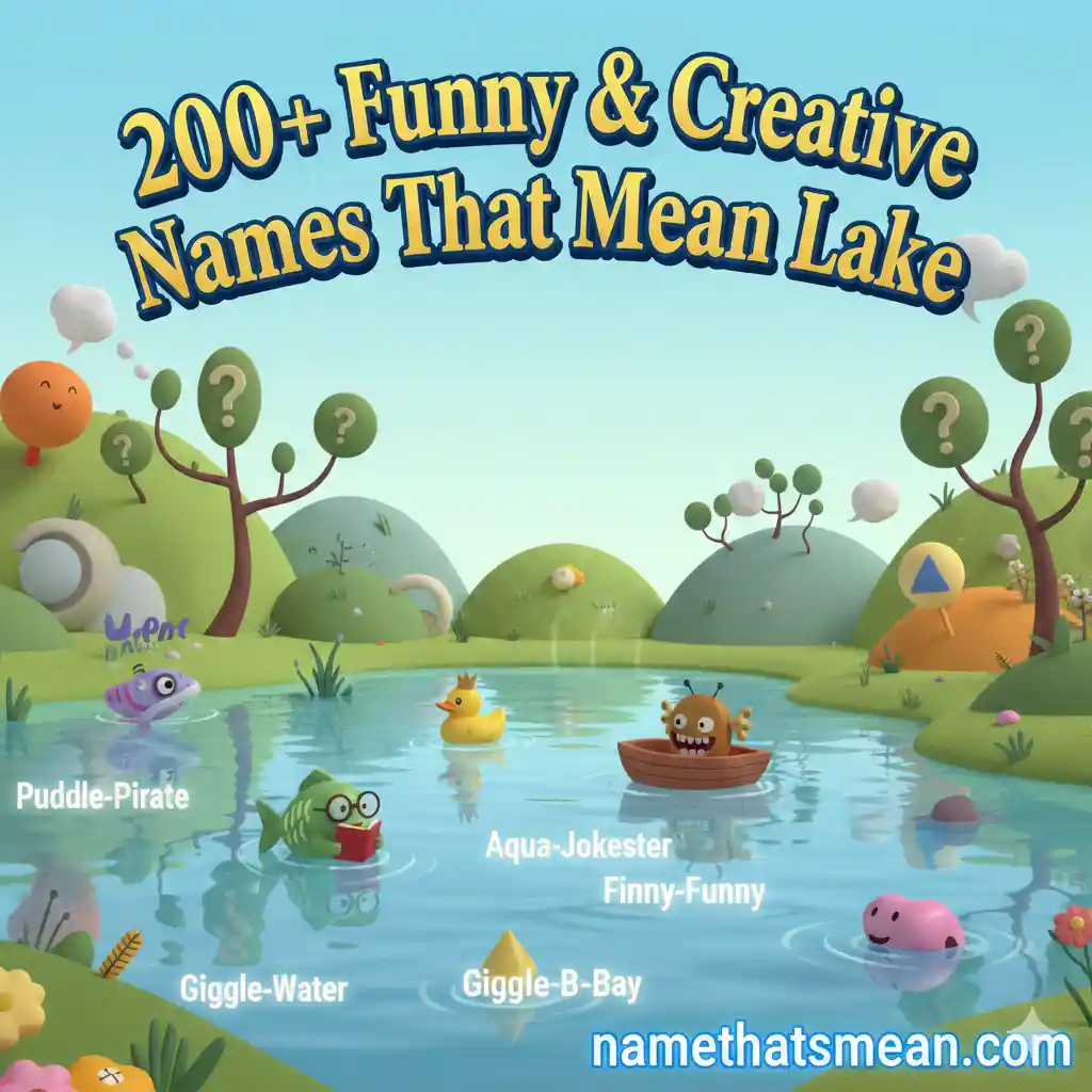 Names That Mean Lake