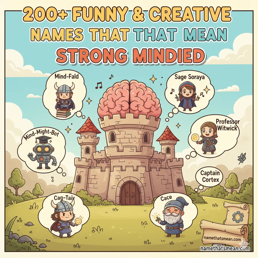 Names That Mean Strong Minded