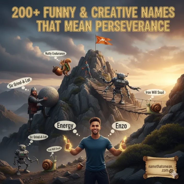 Names That Mean Perseverance