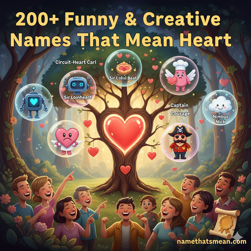 Names That Mean Heart