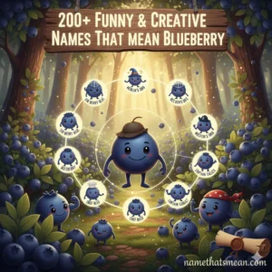 Names That Mean Blueberry