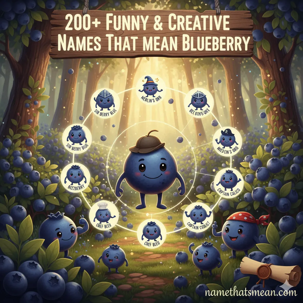 Names That Mean Blueberry