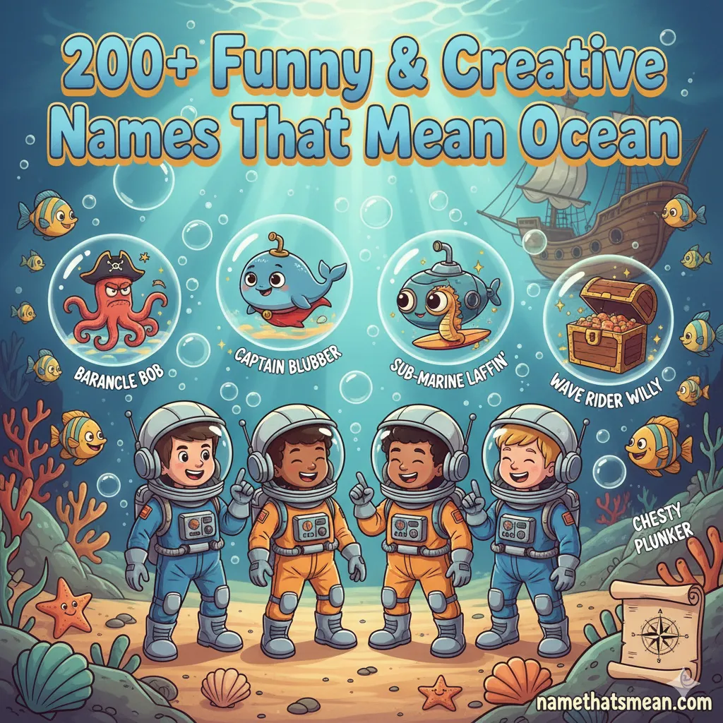 Names That Mean Ocean
