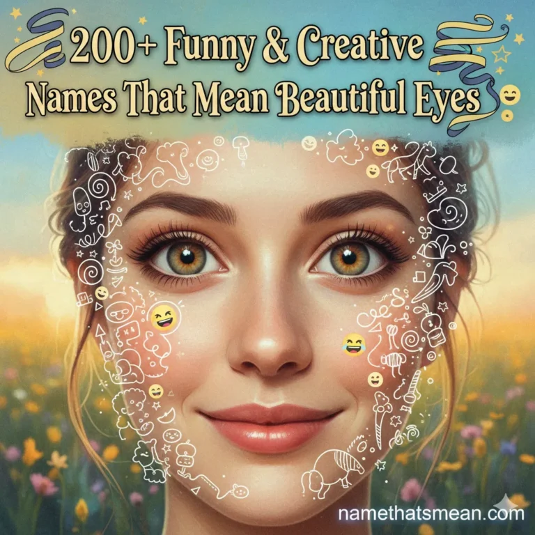 Names That Mean Beautiful Eyes