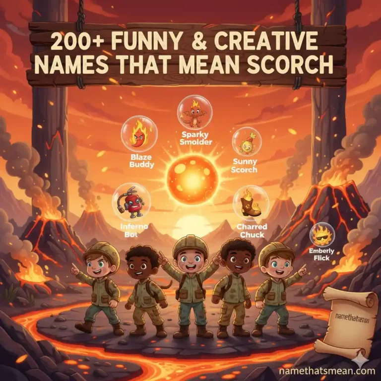 Names That Mean Scorch