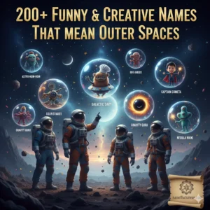 Names That Mean Outer Space