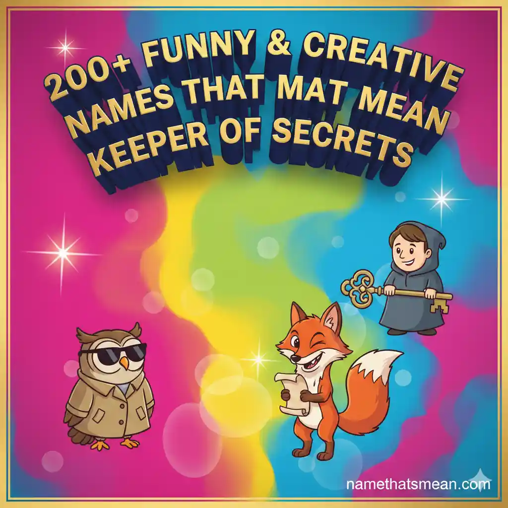 Names That Mean Keeper of Secrets