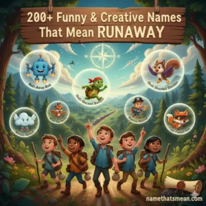 Names That Mean Runaway