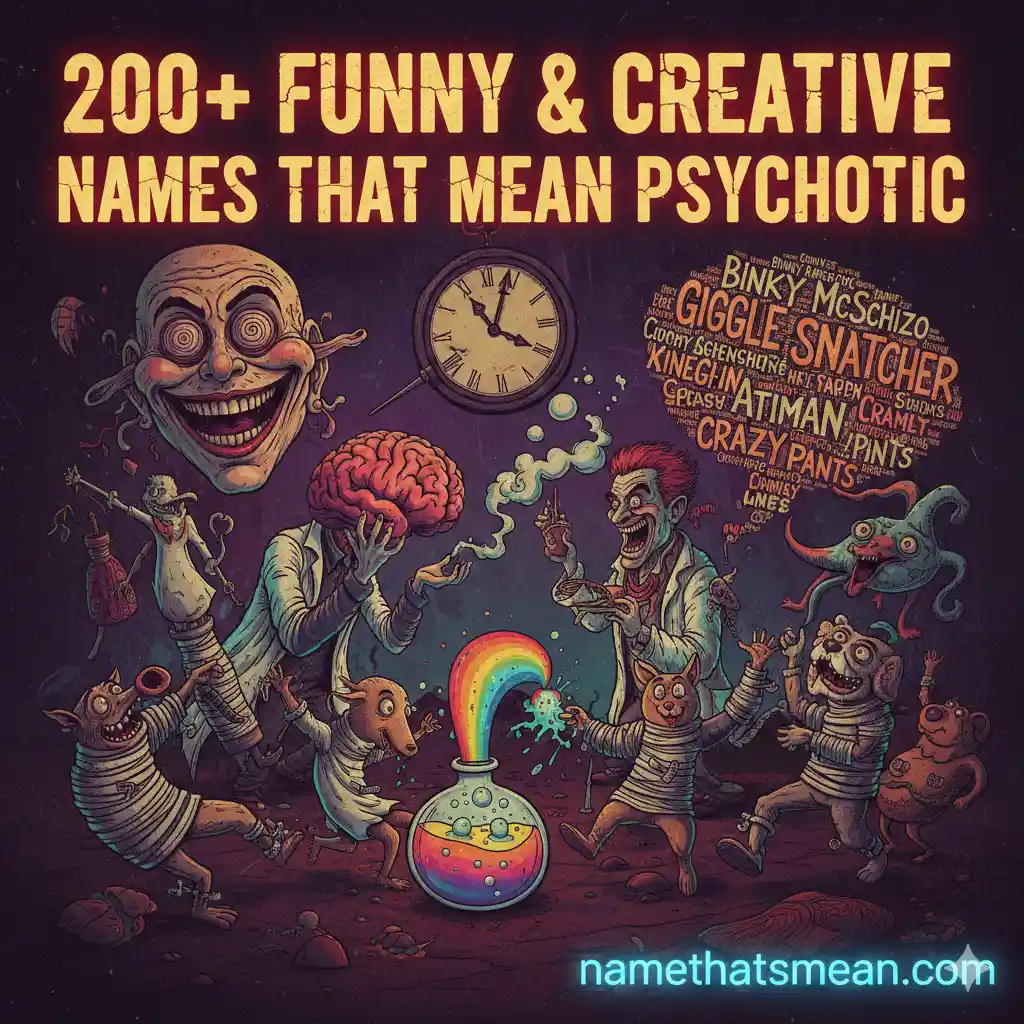 Names That Mean Psychotic
