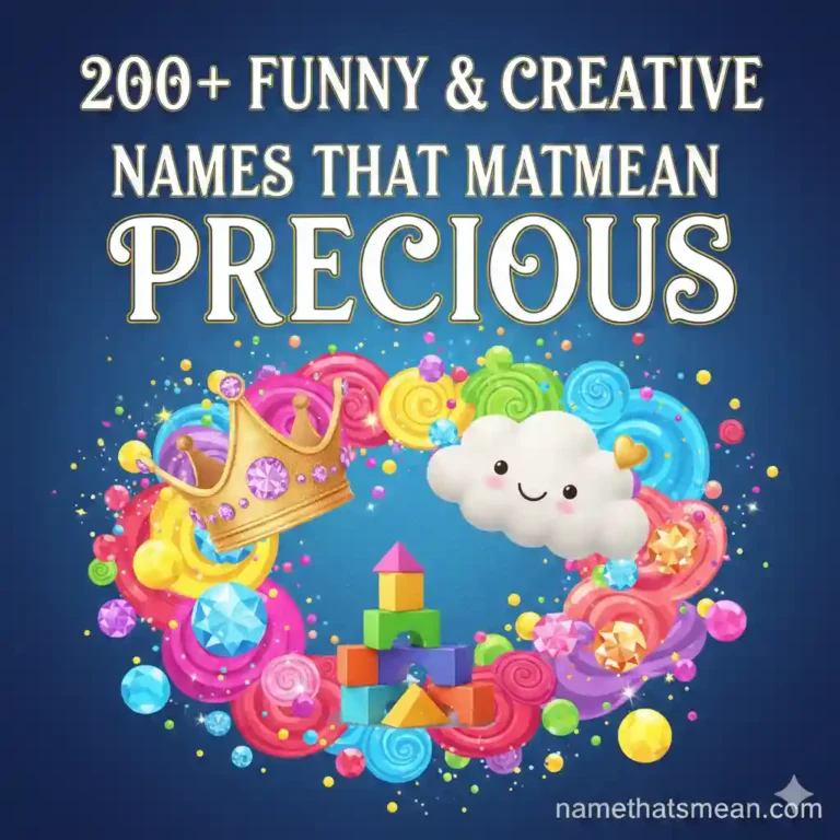 Names That Mean Precious