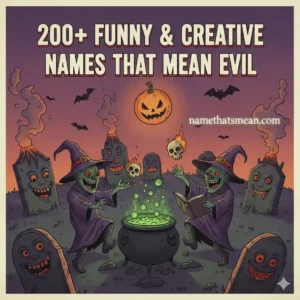 Names That Mean Evil