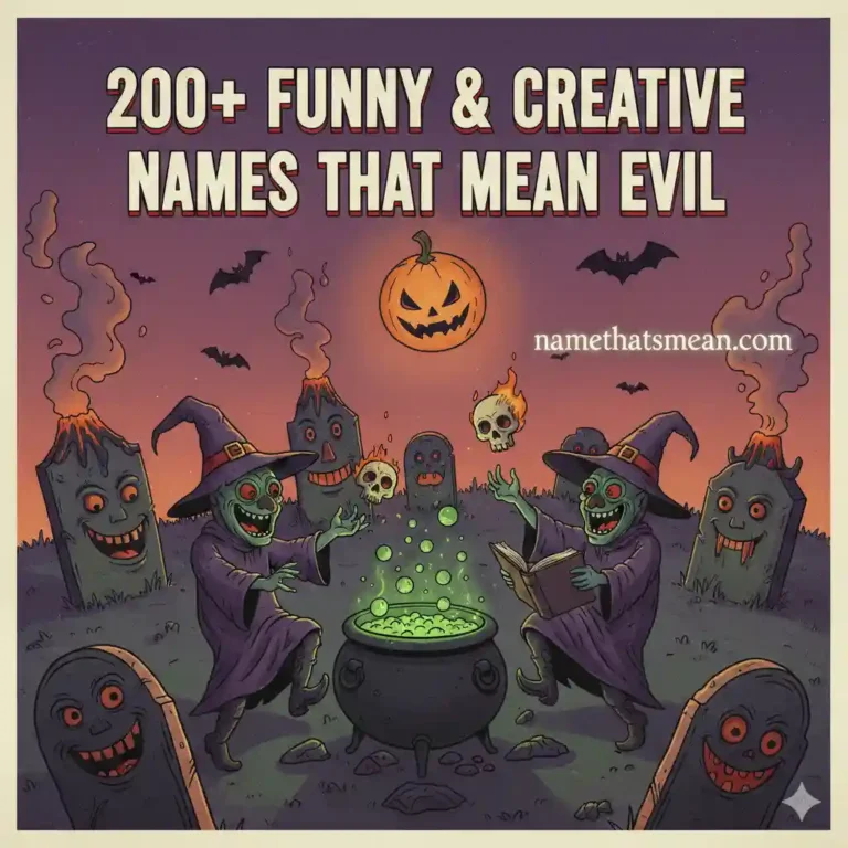 Names That Mean Evil