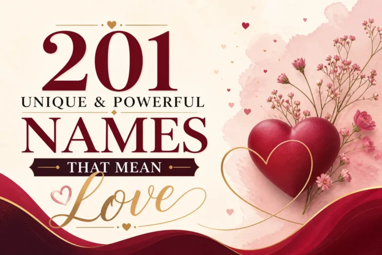 names that mean love
