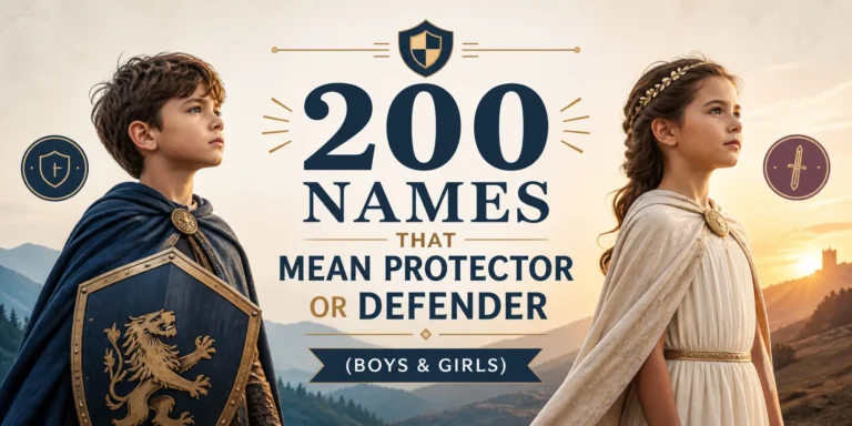 names that mean protector