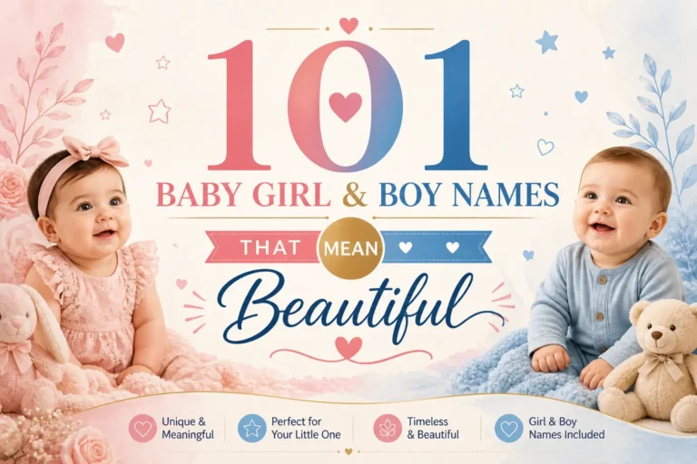 101 Baby Girl and Boy Names That Mean “Beautiful”