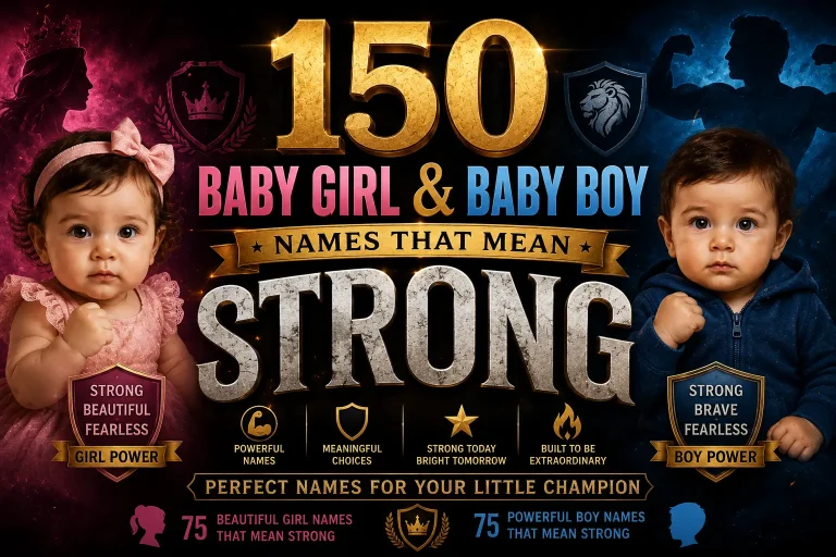 150 Baby Girl & Baby Boy Names That Mean Strong