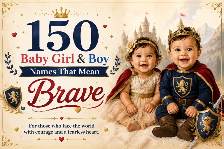 150 Baby Girl & Boy Names That Mean Brave