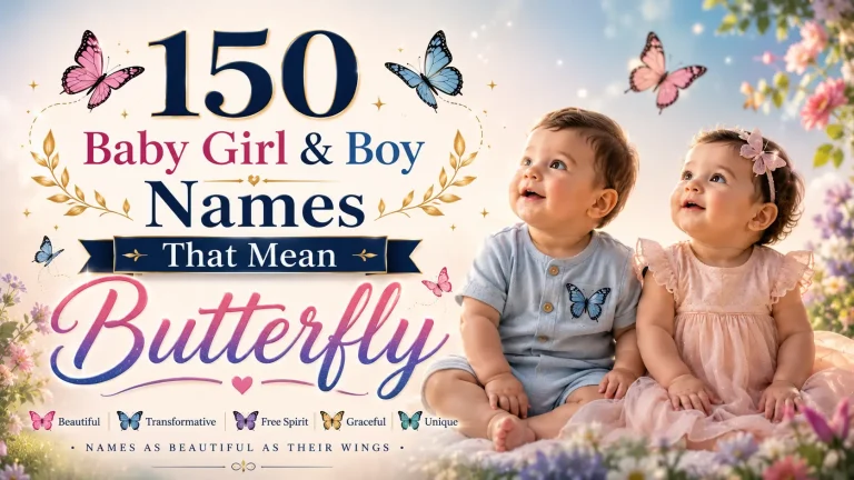 150 Baby Girl & Boy Names That Mean Butterfly