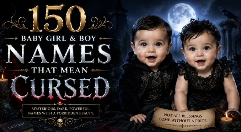 150 Baby Girl & Boy Names That Mean Cursed